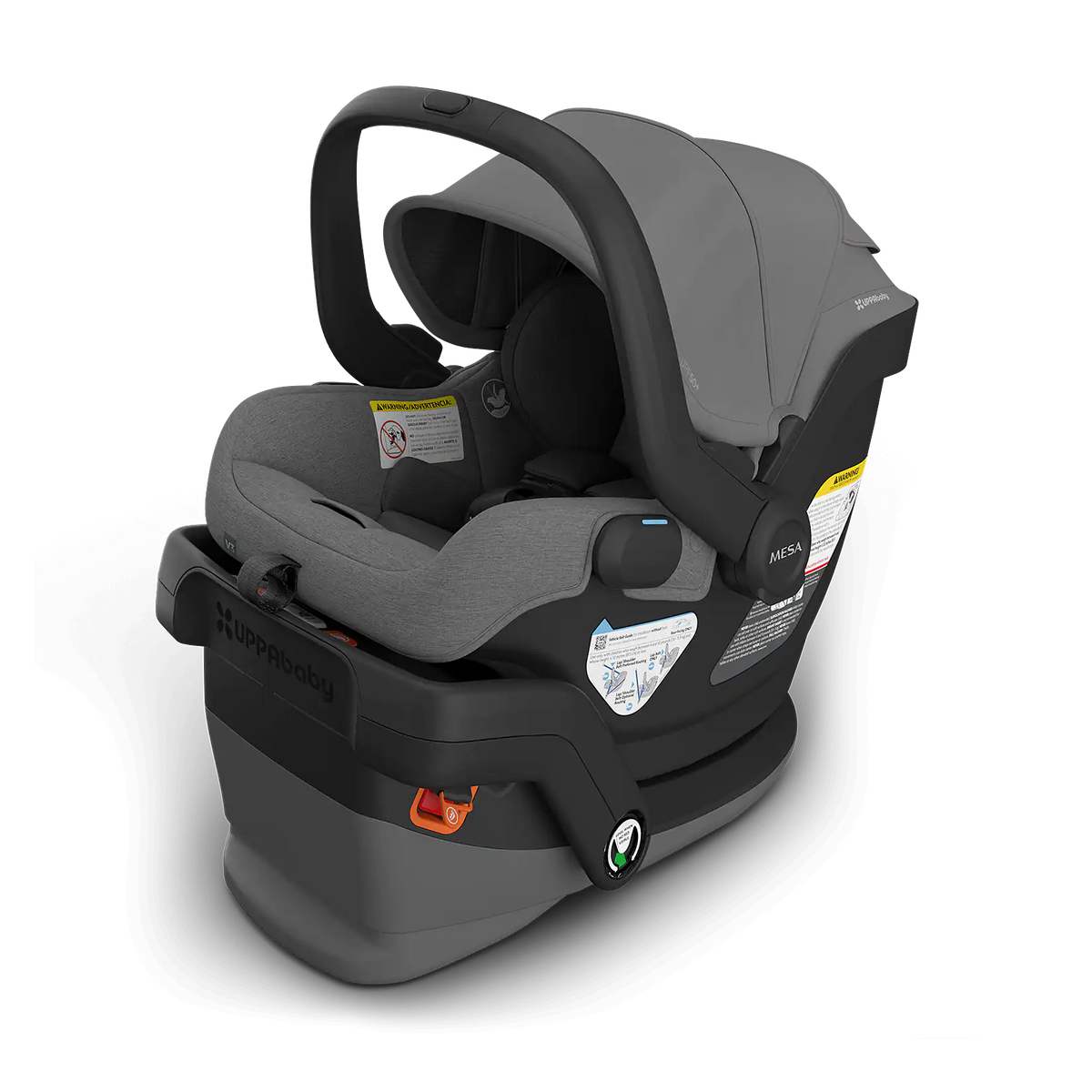 UPPAbaby Mesa V3 Infant Car Seat - Greyson (Charcoal Mélange) UPPAbaby