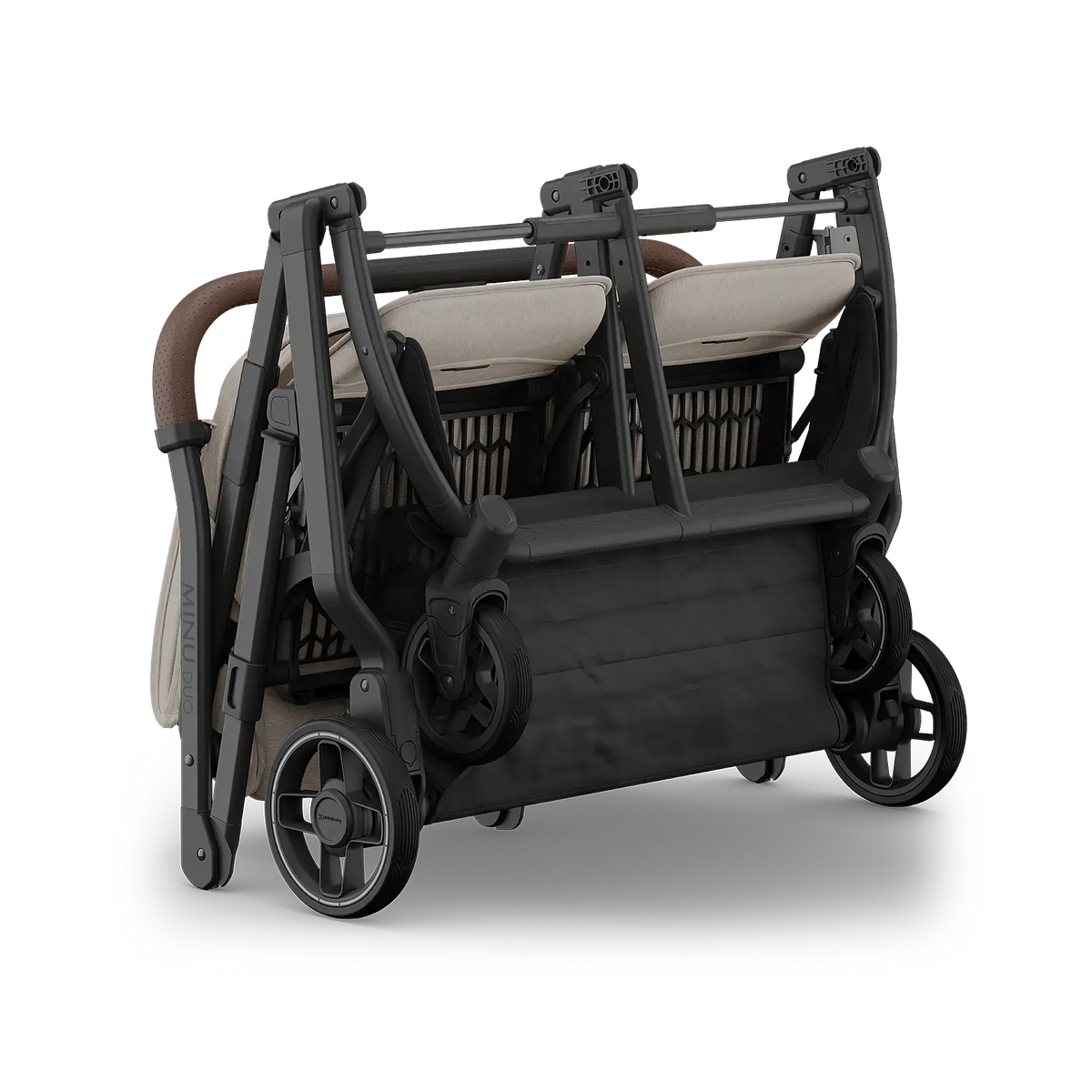 UPPAbaby Minu Duo - Ada (Sandstone Mélange/Carbon Frame/Chestnut Leather) UPPAbaby