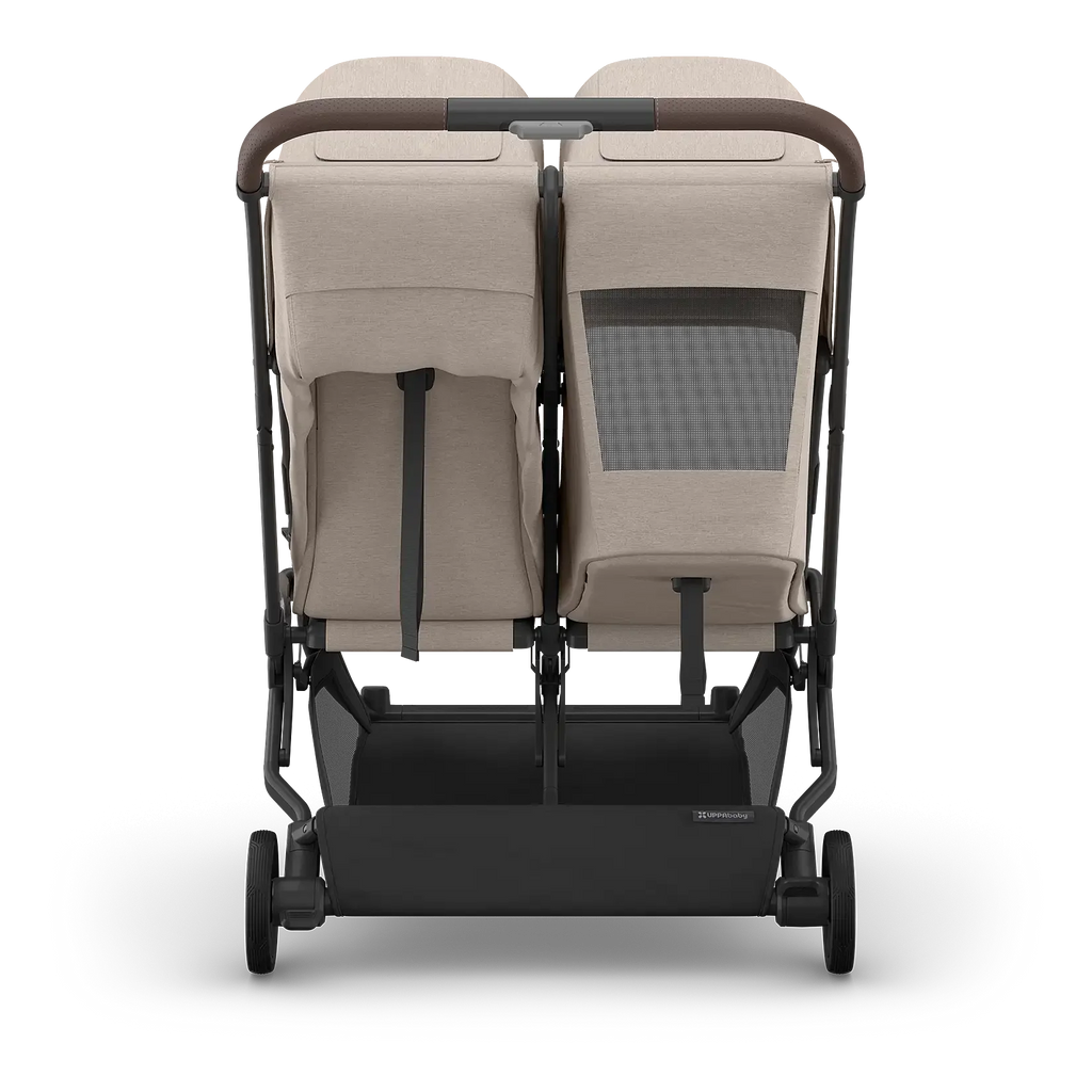 UPPAbaby Minu Duo - Ada (Sandstone Mélange/Carbon Frame/Chestnut Leather) UPPAbaby