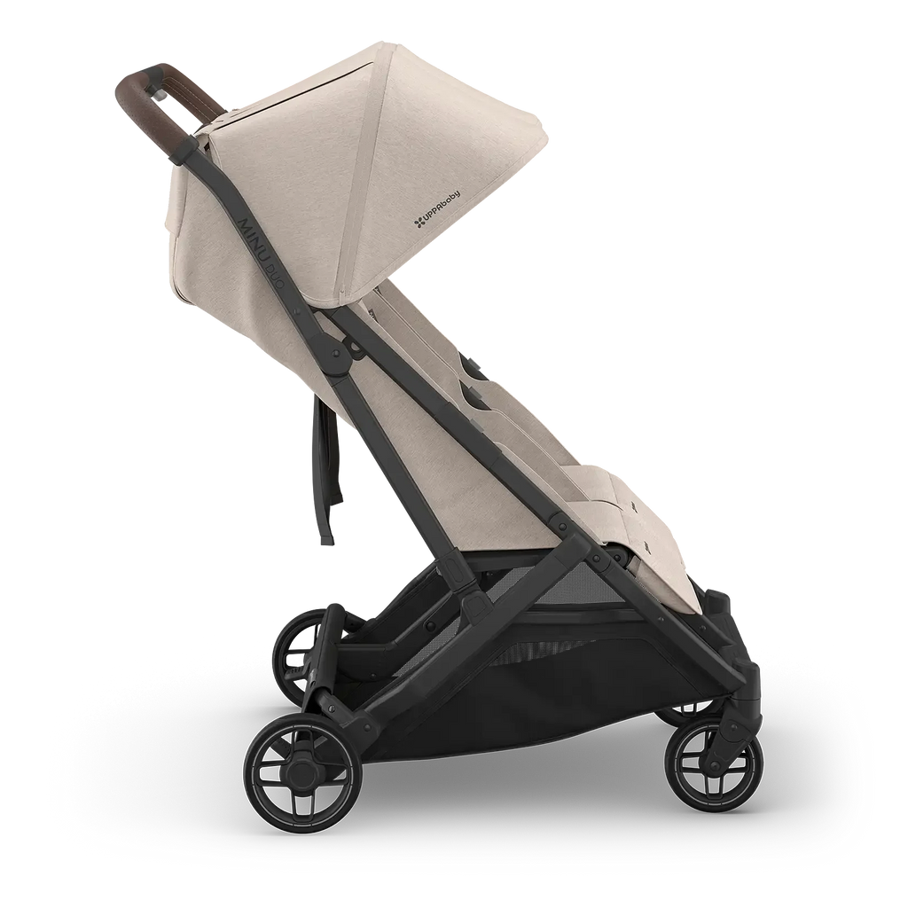 UPPAbaby Minu Duo - Ada (Sandstone Mélange/Carbon Frame/Chestnut Leather) UPPAbaby