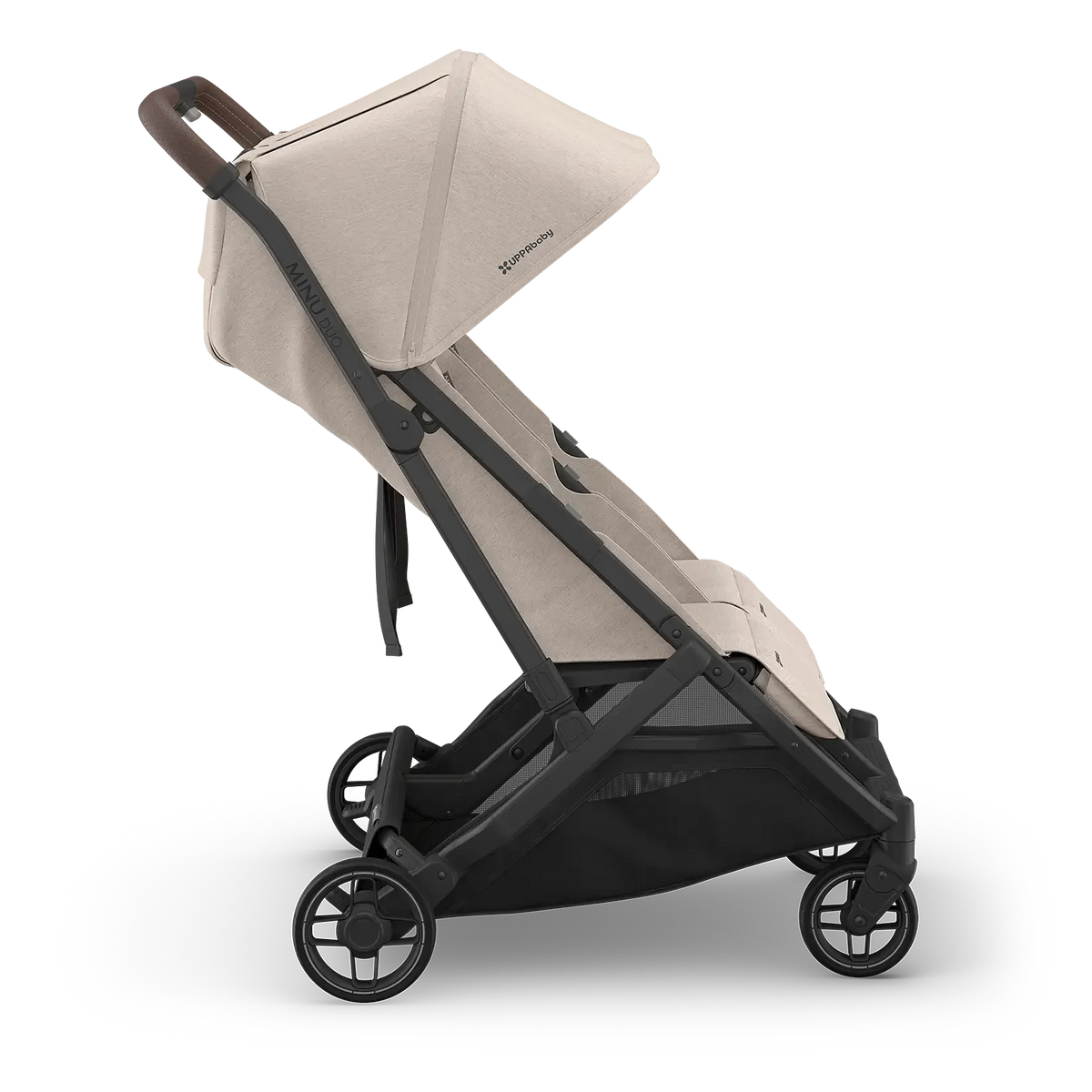 UPPAbaby Minu Duo - Ada (Sandstone Mélange/Carbon Frame/Chestnut Leather) UPPAbaby