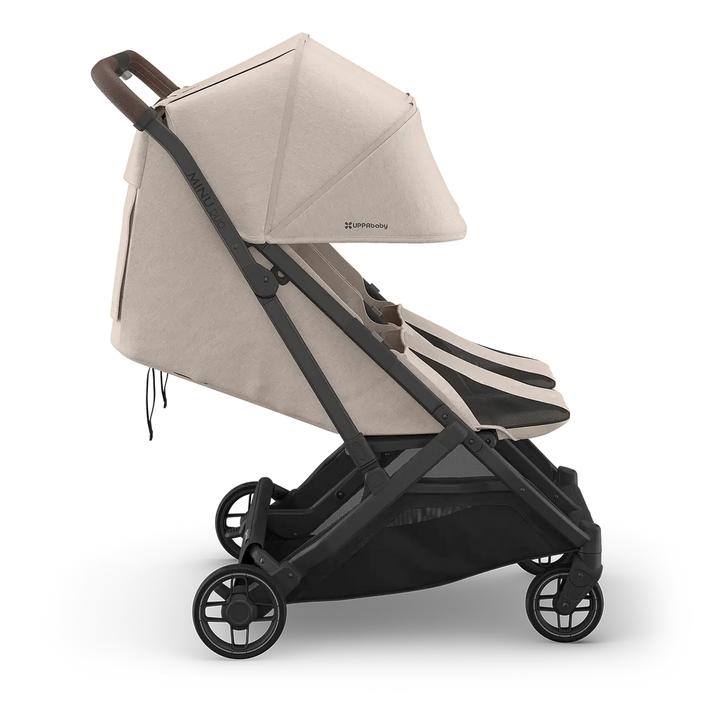 UPPAbaby Minu Duo - Ada (Sandstone Mélange/Carbon Frame/Chestnut Leather) UPPAbaby
