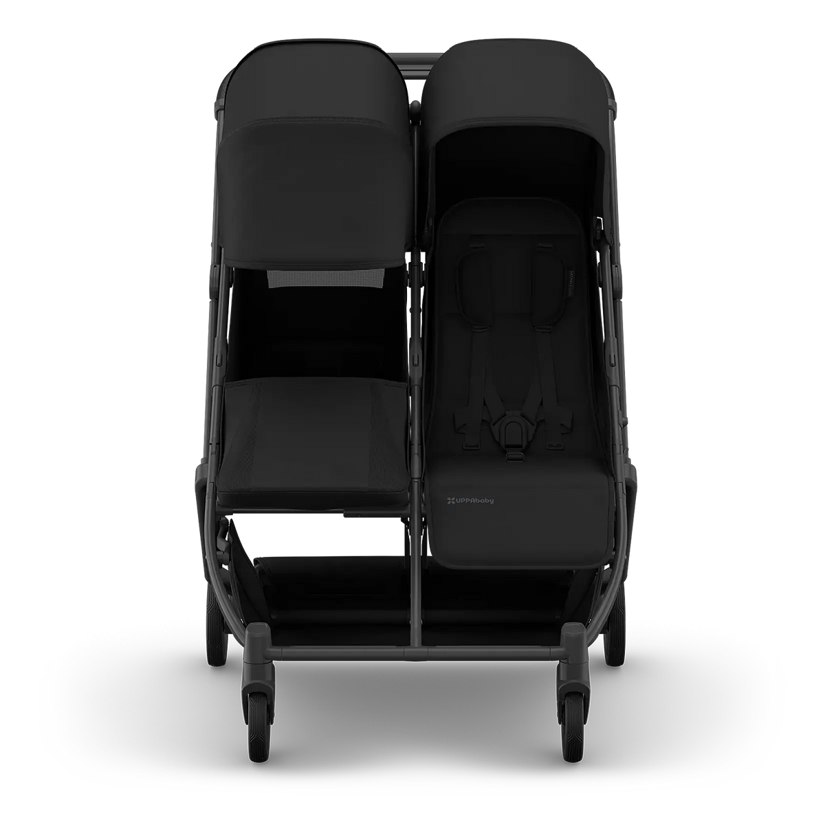 UPPAbaby Minu Duo - James (Black/Carbon Frame/Black Leather) UPPAbaby