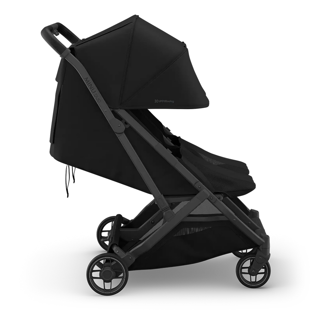UPPAbaby Minu Duo - James (Black/Carbon Frame/Black Leather) UPPAbaby