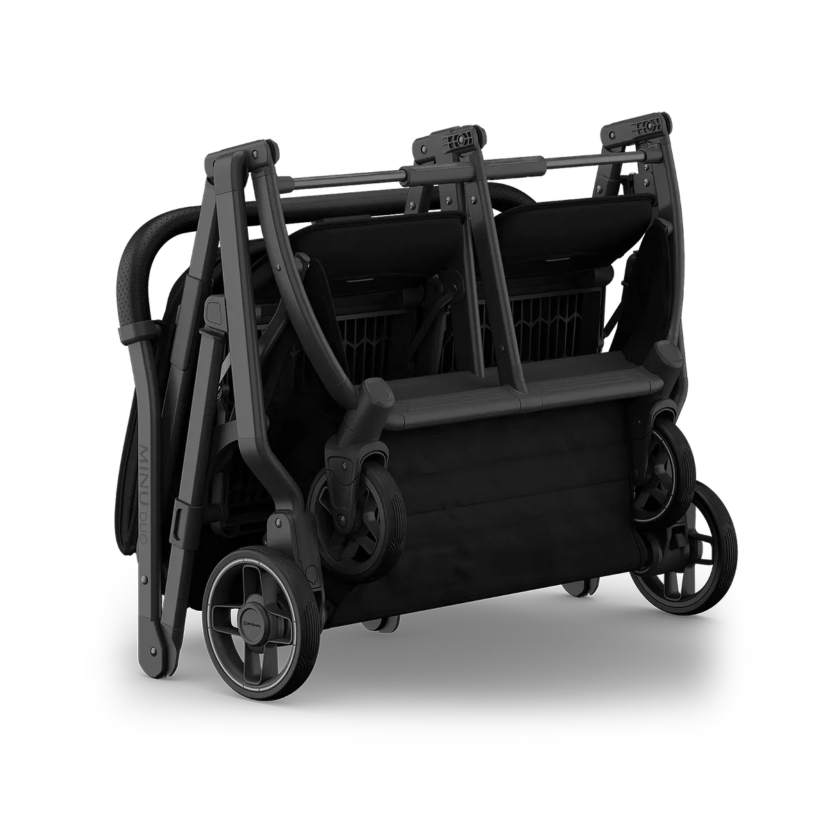 UPPAbaby Minu Duo - James (Black/Carbon Frame/Black Leather) UPPAbaby