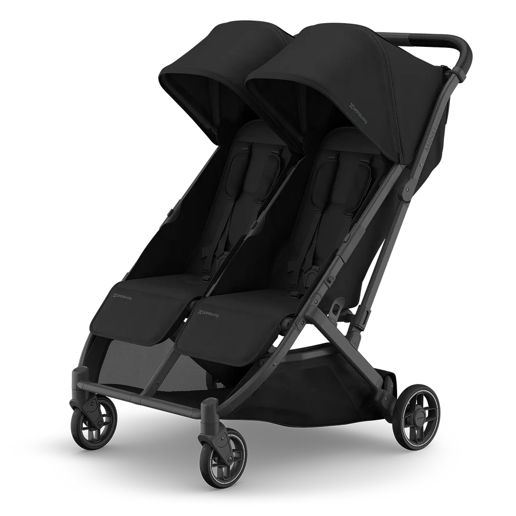 UPPAbaby Minu Duo - James (Black/Carbon Frame/Black Leather) UPPAbaby