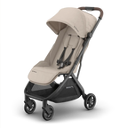 UPPAbaby Minu V3 Stroller - (Ada Sandstone Mélange/Carbon Frame/Chestnut Leather) UPPAbaby