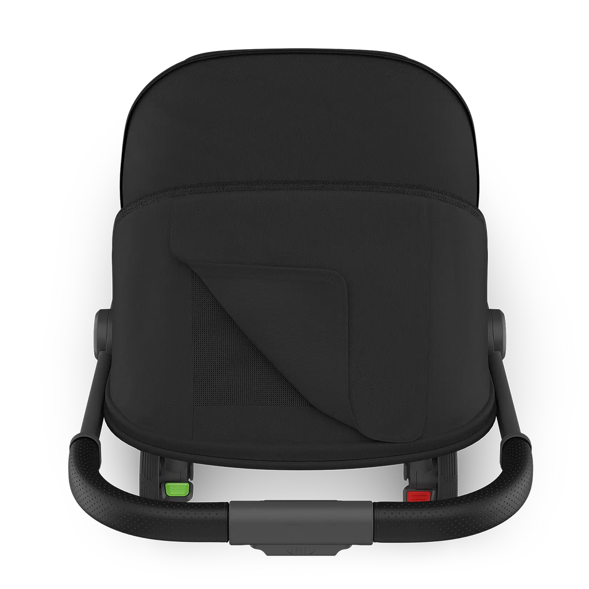 UPPAbaby Minu V3 Stroller - James (Black/Carbon Frame/Black Leather) UPPAbaby
