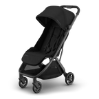 UPPAbaby Minu V3 Stroller - James (Black/Carbon Frame/Black Leather) UPPAbaby