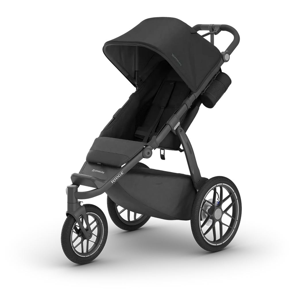 UPPAbaby Ridge® V2 Jogging Stroller - James (Black/Carbon Frame) UPPAbaby
