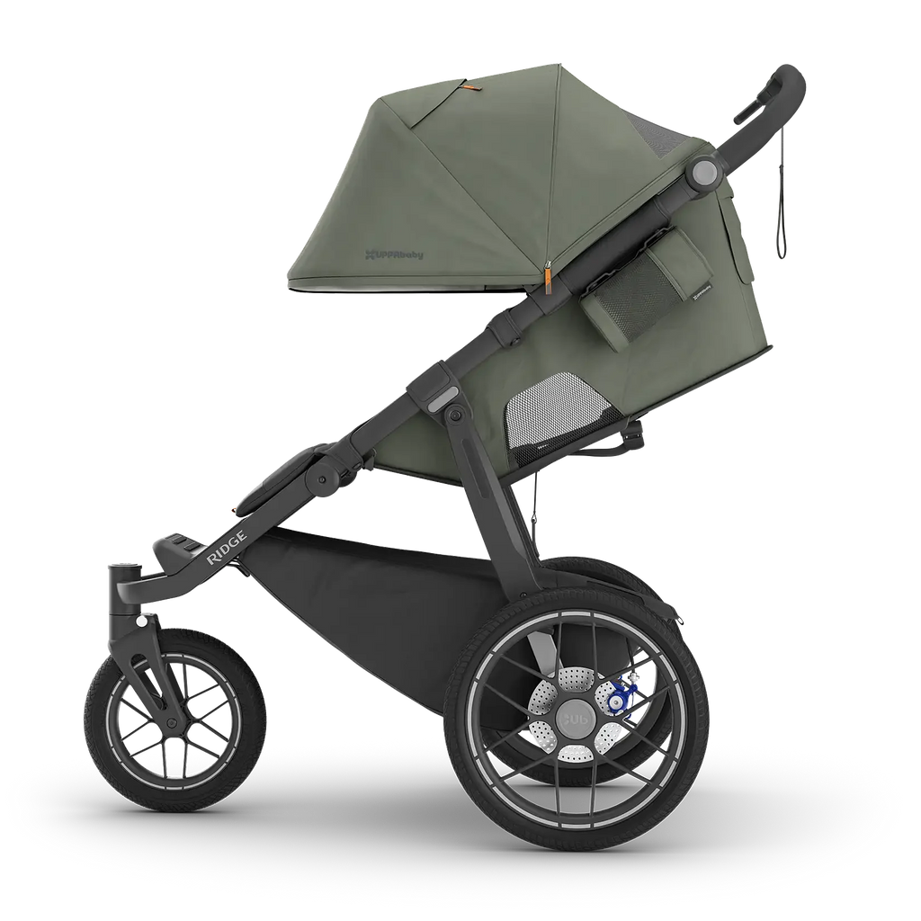 UPPAbaby Ridge® V2 Jogging Stroller - Evelyn (Meadow Green/Carbon Frame) UPPAbaby