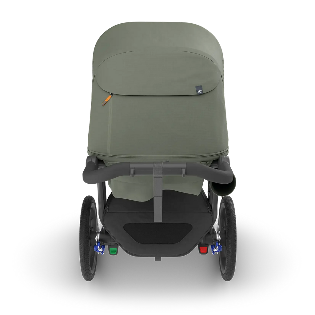 UPPAbaby Ridge® V2 Jogging Stroller - Evelyn (Meadow Green/Carbon Frame) UPPAbaby