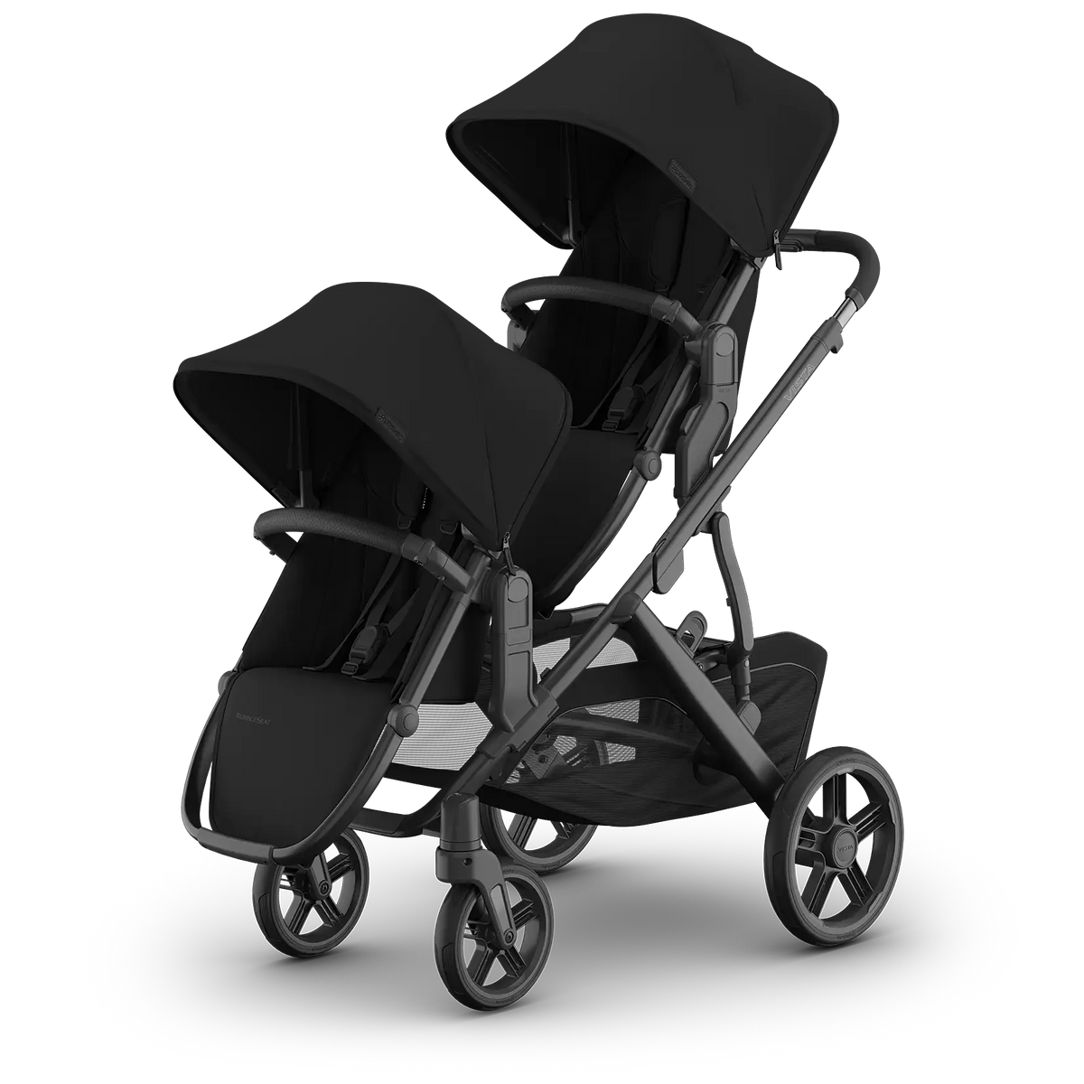 UPPAbaby Rumbleseat V3 - James (Black/Carbon Frame/Black Leather) UPPAbaby