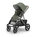 UPPAbaby Vista V3 Stroller - Evelyn (Meadow Green/Graphite Frame/Chestnut Leather) UPPAbaby