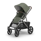 UPPAbaby Vista V3 Stroller - Evelyn (Meadow Green/Graphite Frame/Chestnut Leather) UPPAbaby