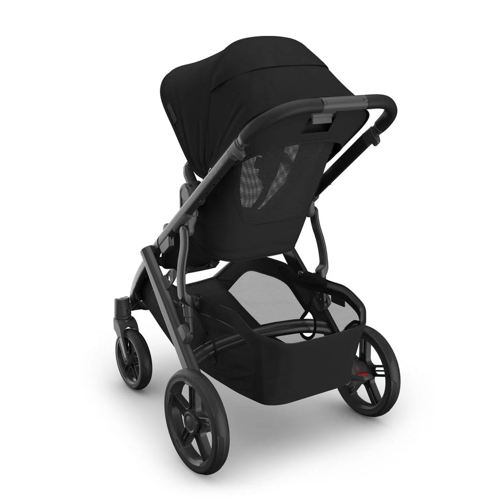 UPPAbaby Vista V3 Stroller - James (Black/Carbon Frame/Black Leather) UPPAbaby