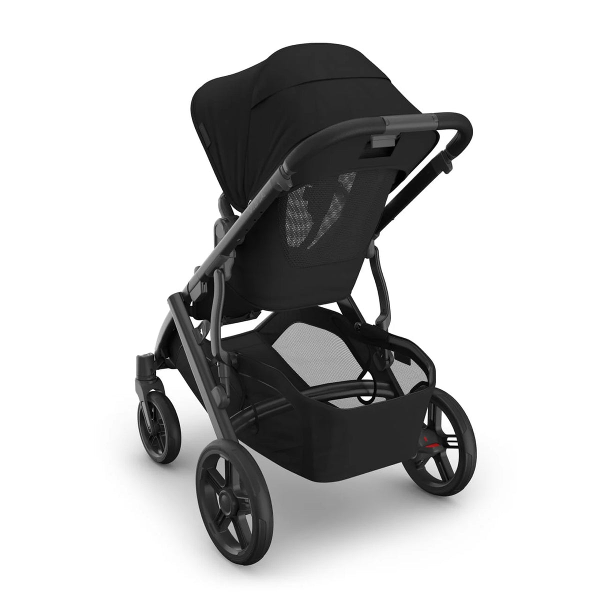 UPPAbaby Vista V3 Stroller - James (Black/Carbon Frame/Black Leather) UPPAbaby