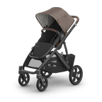 UPPAbaby Vista V3 Stroller - Owen (Mocha Mélange/Carbon Frame/Chestnut Leather) UPPAbaby