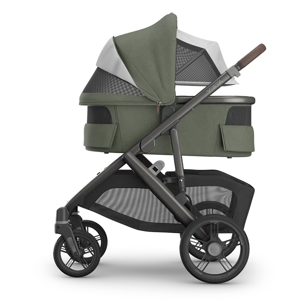 UPPAbaby Bassinet V3 - Evelyn (Meadow Green/Graphite Frame) UPPAbaby