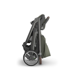 UPPAbaby Cruz V3 Stroller - Evelyn (Meadow Green/Graphite Frame/Chestnut Leather) UPPAbaby