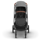 UPPAbaby Cruz V3 Stroller - Greyson (Charcoal Mélange | Carbon Frame | Saddle Leather) UPPAbaby
