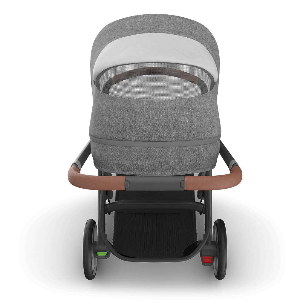 UPPAbaby Cruz V3 Stroller - Greyson (Charcoal Mélange | Carbon Frame | Saddle Leather) UPPAbaby