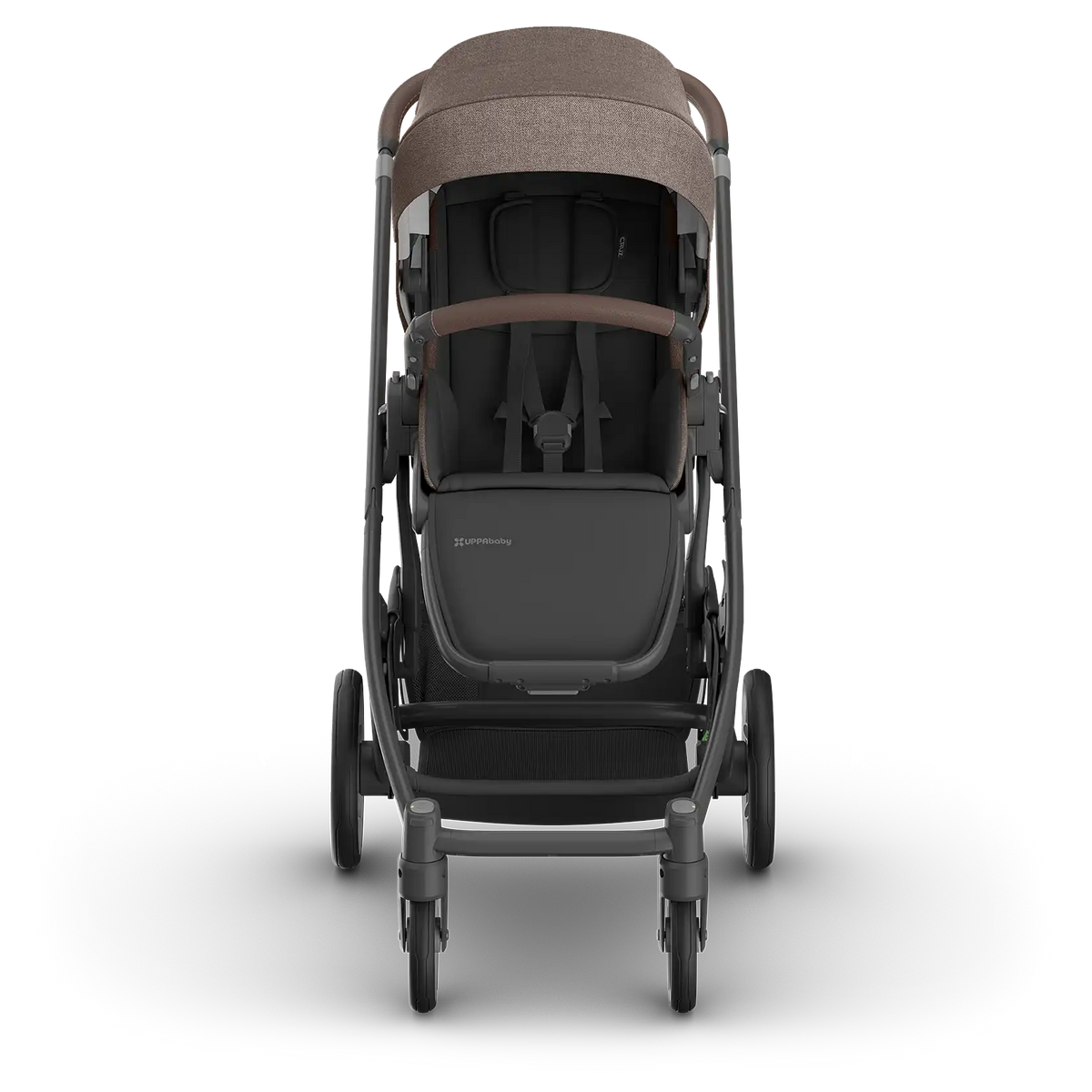 UPPAbaby Cruz V3 Stroller - Owen (Mocha Mélange/Carbon Frame/Chestnut Leather) UPPAbaby