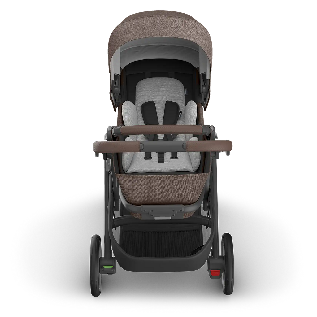UPPAbaby Cruz V3 Stroller - Owen (Mocha Mélange/Carbon Frame/Chestnut Leather) UPPAbaby