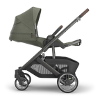 UPPAbaby Cruz V3 Stroller - Evelyn (Meadow Green/Graphite Frame/Chestnut Leather) UPPAbaby