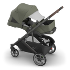 UPPAbaby Cruz V3 Stroller - Evelyn (Meadow Green/Graphite Frame/Chestnut Leather) UPPAbaby