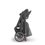 UPPAbaby Cruz V3 Stroller - Greyson (Charcoal Mélange | Carbon Frame | Saddle Leather) UPPAbaby