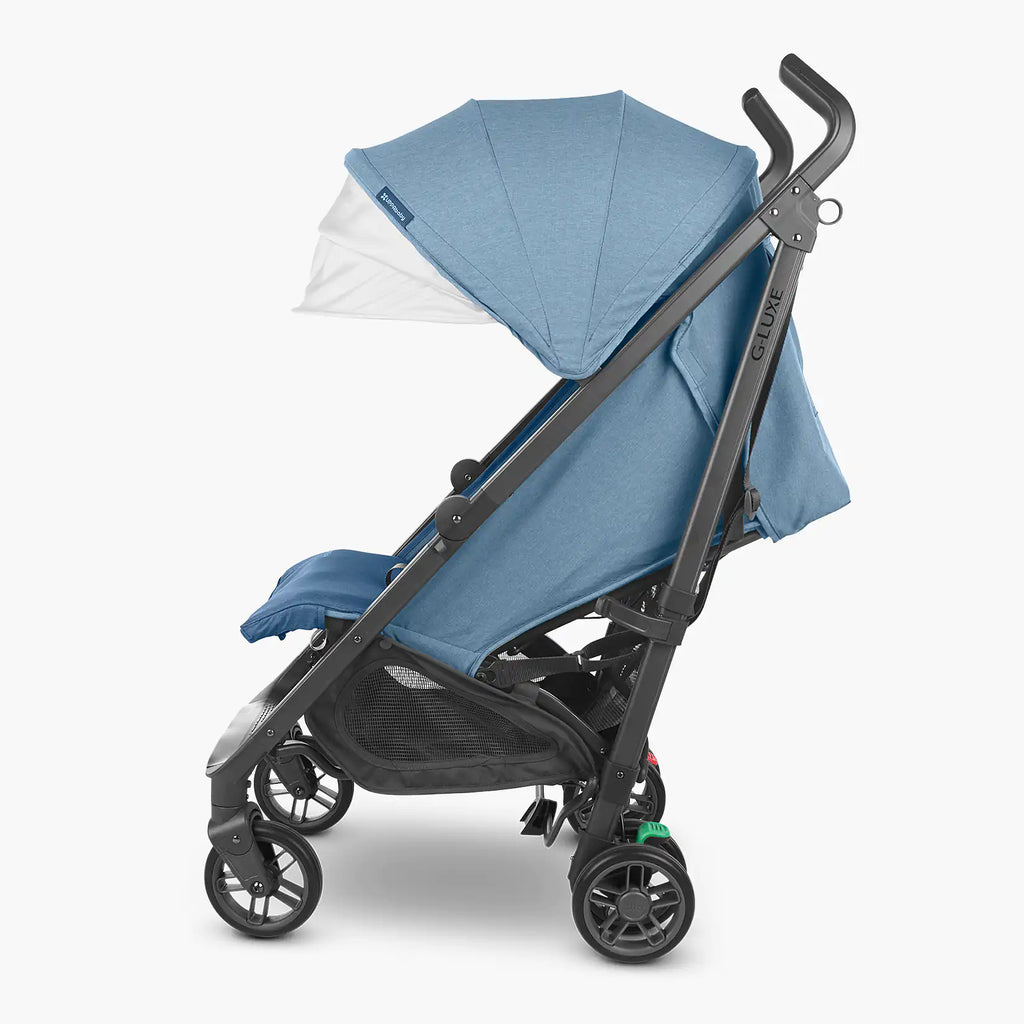 UPPAbaby G-Luxe Stroller - Charlotte (Coastal Blue Melange/Carbon Frame) UPPAbaby