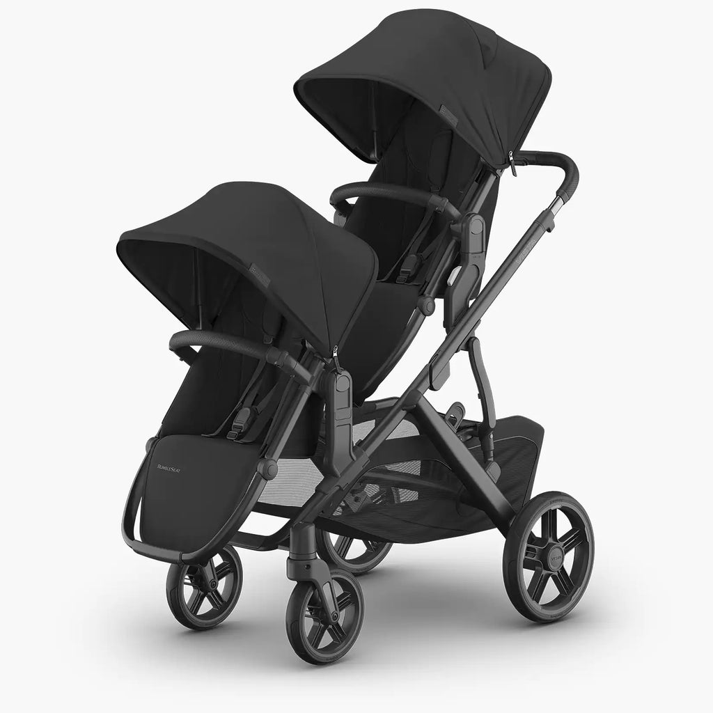UPPAbaby RumbleSeat V3 - Jake (Charcoal/Carbon Frame/Black Leather) UPPAbaby