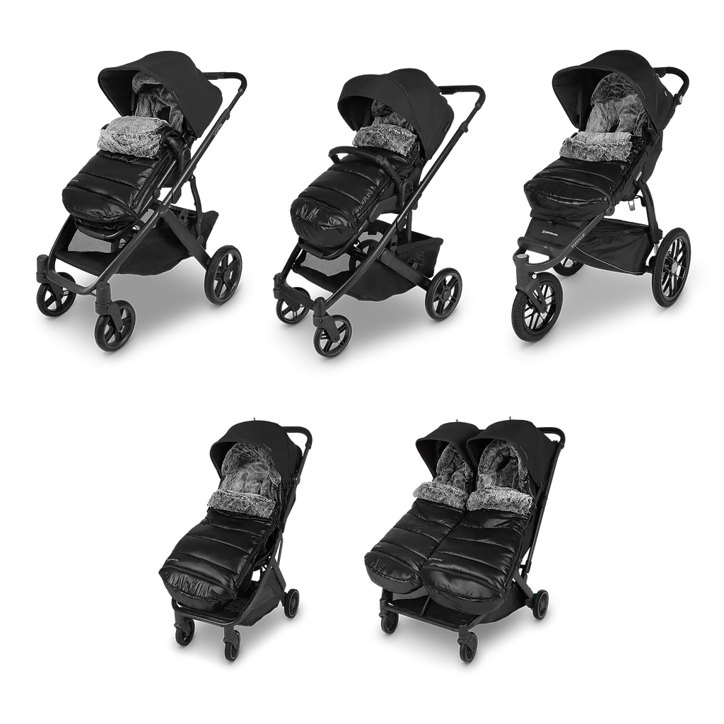 UPPAbaby CozyGanoosh Luxe - Lyla (Onyx Nylon) 7 a.m. Enfant