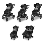 UPPAbaby CozyGanoosh Luxe - Lyla (Onyx Nylon) 7 a.m. Enfant