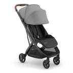 UPPAbaby Minu V3 Stroller - Greyson (Charcoal Mélange/Carbon Frame/Saddle Leather) UPPAbaby