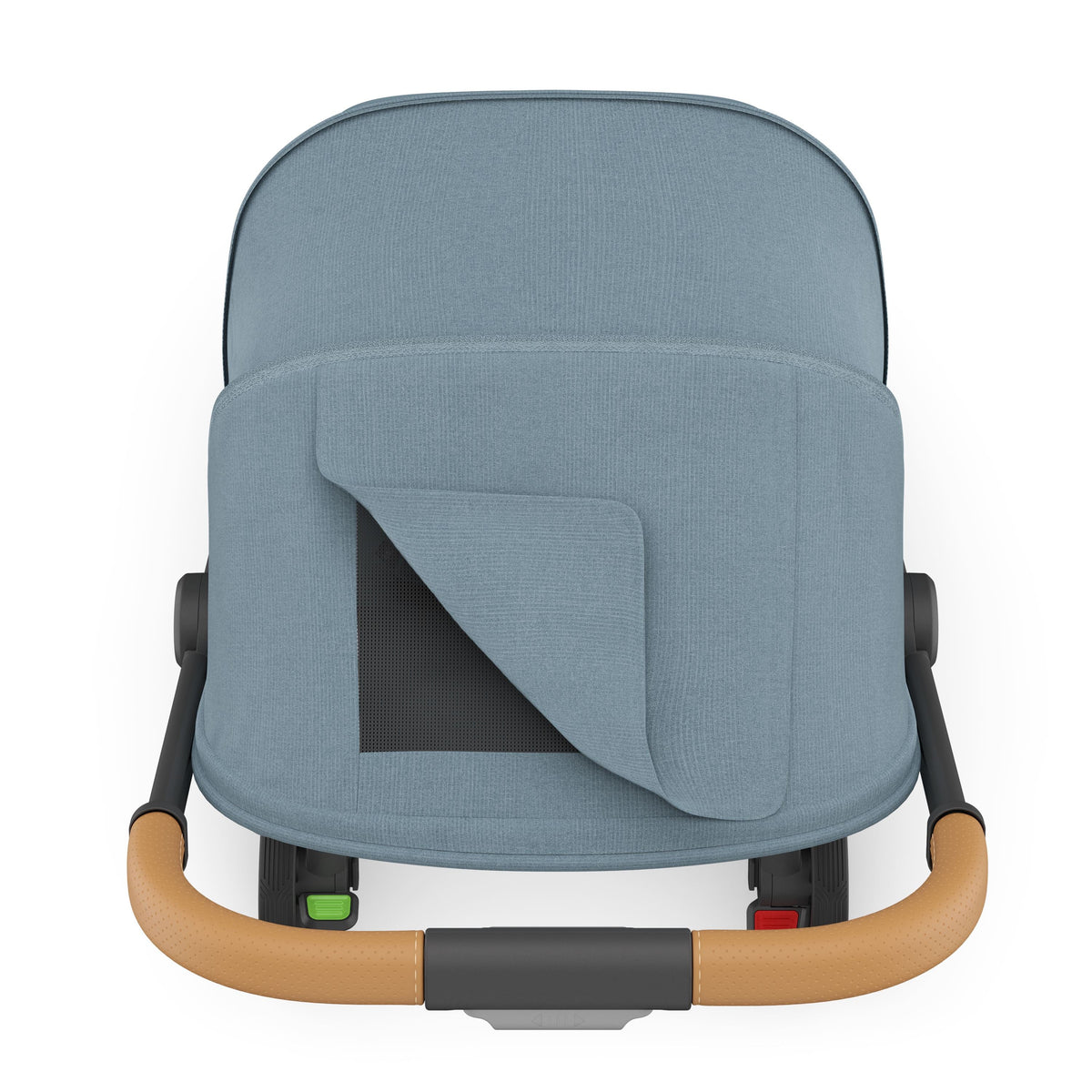 UPPAbaby Minu V3 Stroller - Dillan (Stone Blue/Carbon Frame/Sand Leather) UPPAbaby