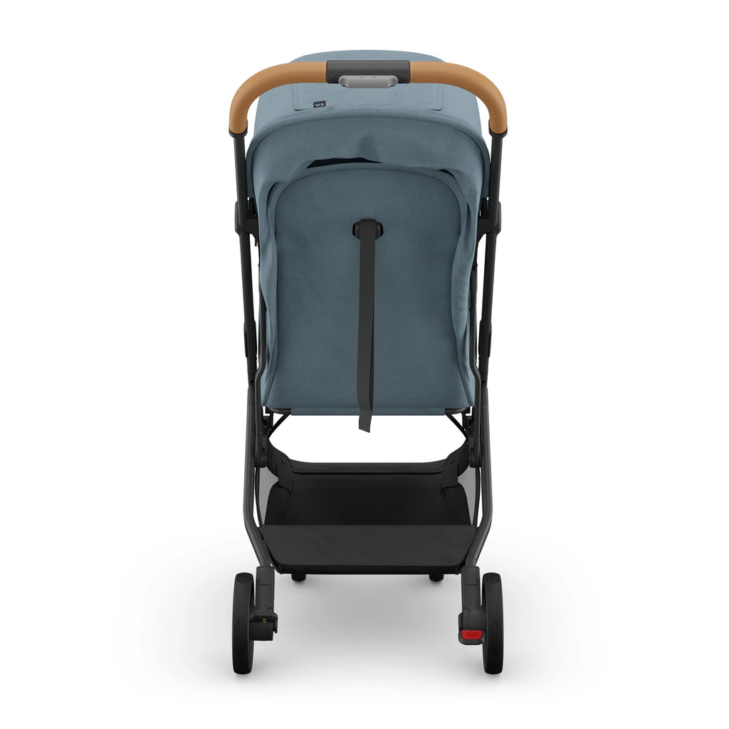 UPPAbaby Minu V3 Stroller - Dillan (Stone Blue/Carbon Frame/Sand Leather) UPPAbaby