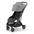 UPPAbaby Minu V3 Stroller - Greyson (Charcoal Mélange/Carbon Frame/Saddle Leather) UPPAbaby