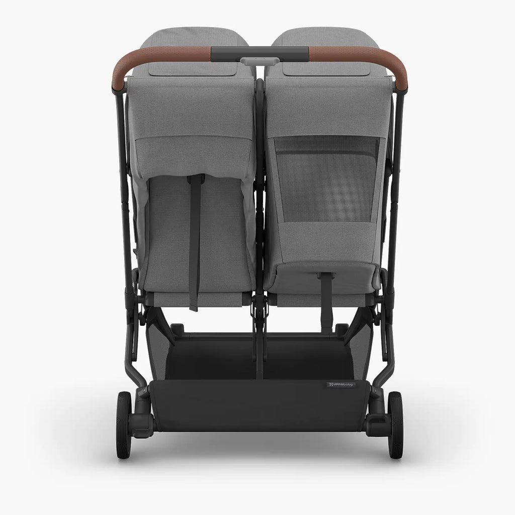 UPPAbaby Minu Duo - Greyson (Charcoal Mélange/Carbon Frame/Saddle Leather) UPPAbaby