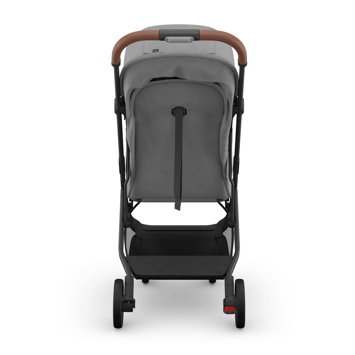 UPPAbaby Minu V3 Stroller - Greyson (Charcoal Mélange/Carbon Frame/Saddle Leather) UPPAbaby