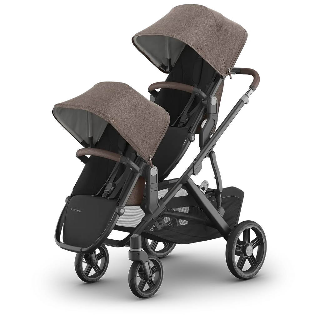 UPPAbaby Rumbleseat V3 - Owen (Mocha Mélange/Carbon Frame/Chestnut Leather) UPPAbaby