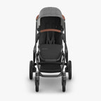 UPPAbaby Vista V3 Stroller - Greyson (Charcoal Melange/Carbon Frame/Saddle Leather) UPPAbaby