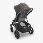 UPPAbaby Vista V3 Stroller - Greyson (Charcoal Melange/Carbon Frame/Saddle Leather) UPPAbaby
