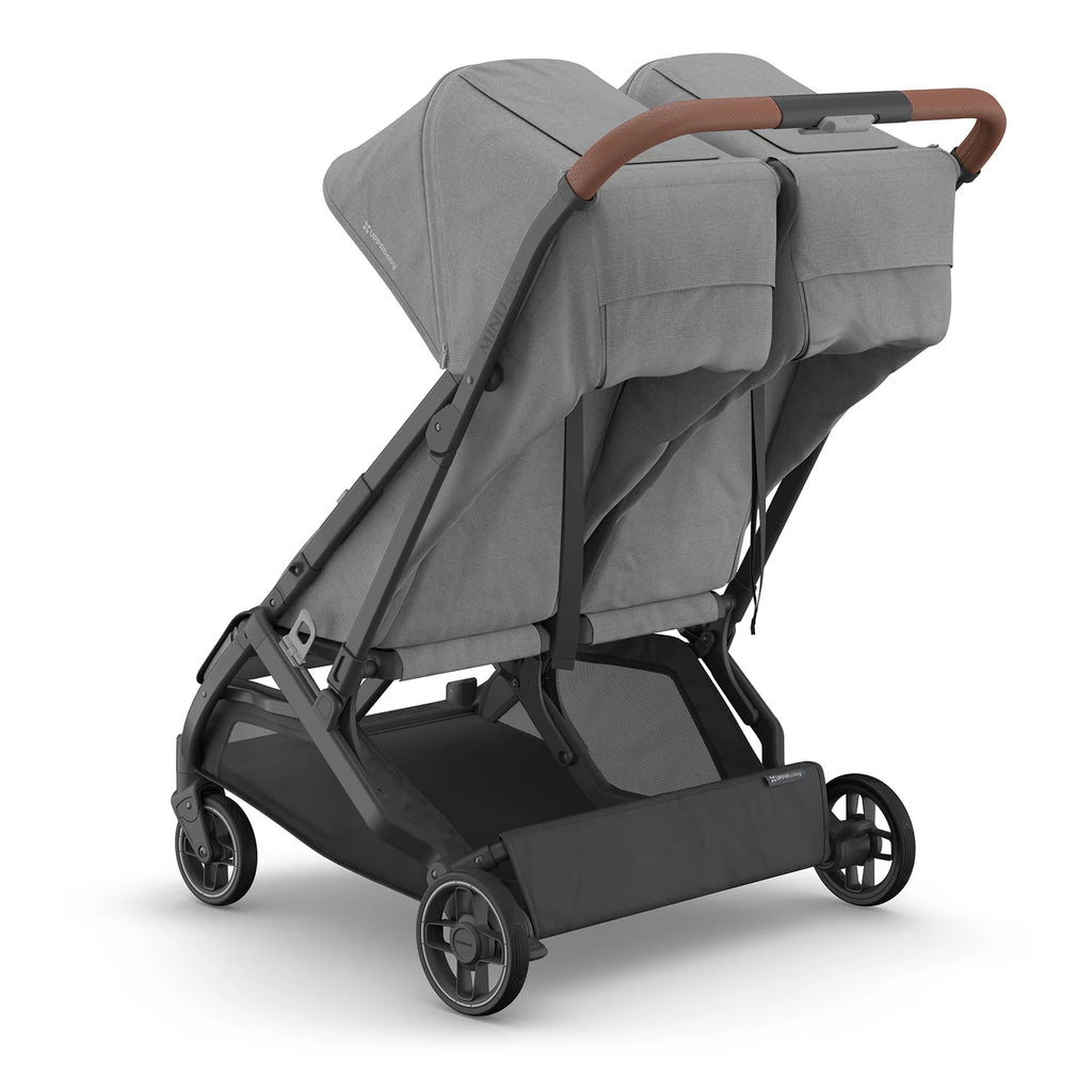 UPPAbaby Minu Duo - Greyson (Charcoal Mélange/Carbon Frame/Saddle Leather) UPPAbaby