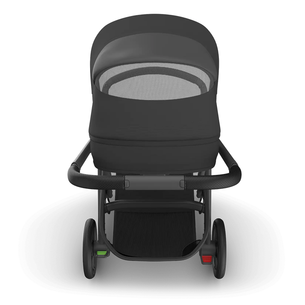 UPPAbaby Cruz V3 Stroller - James (Black/Carbon Frame/Black Leather) UPPAbaby