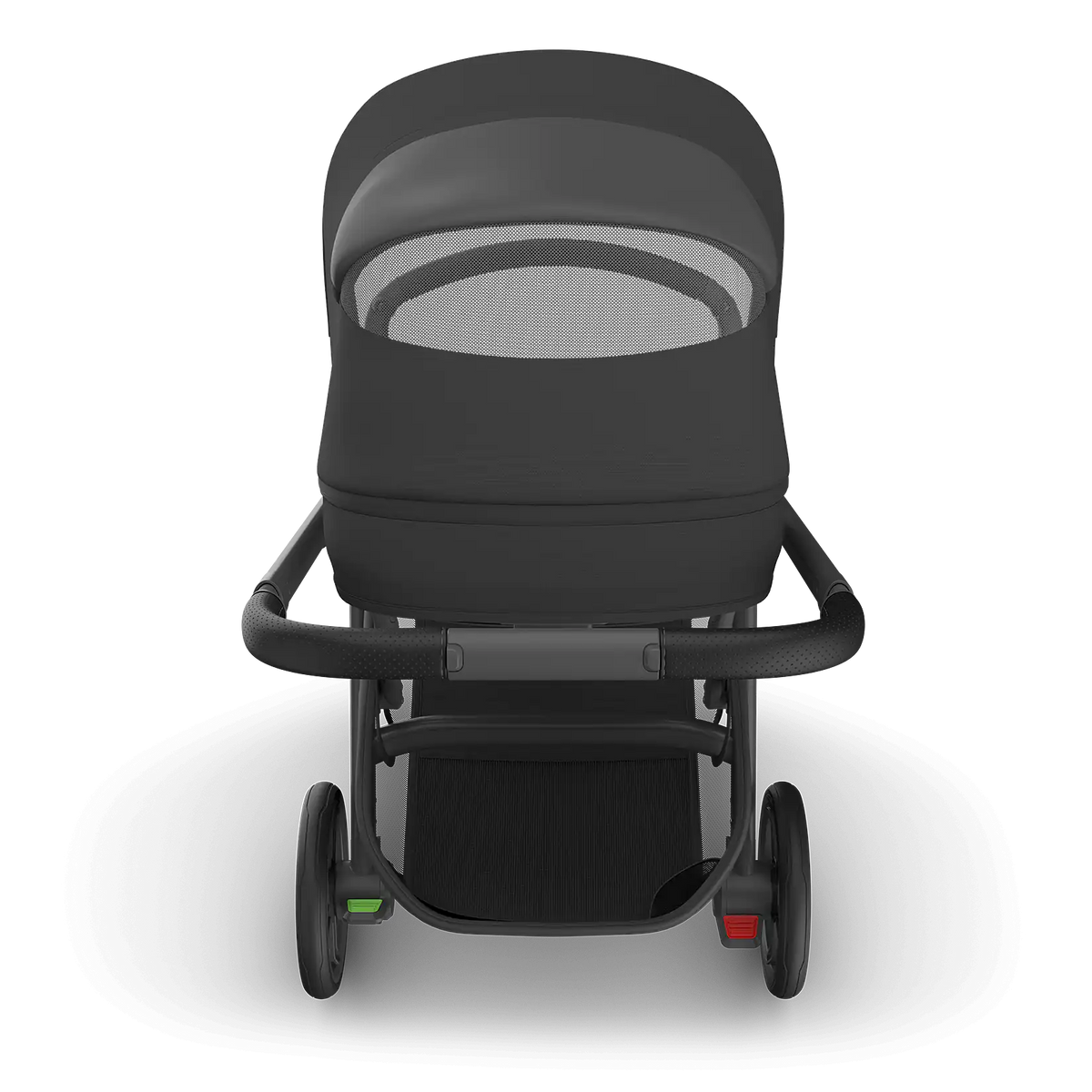 UPPAbaby Cruz V3 Stroller - James (Black/Carbon Frame/Black Leather) UPPAbaby