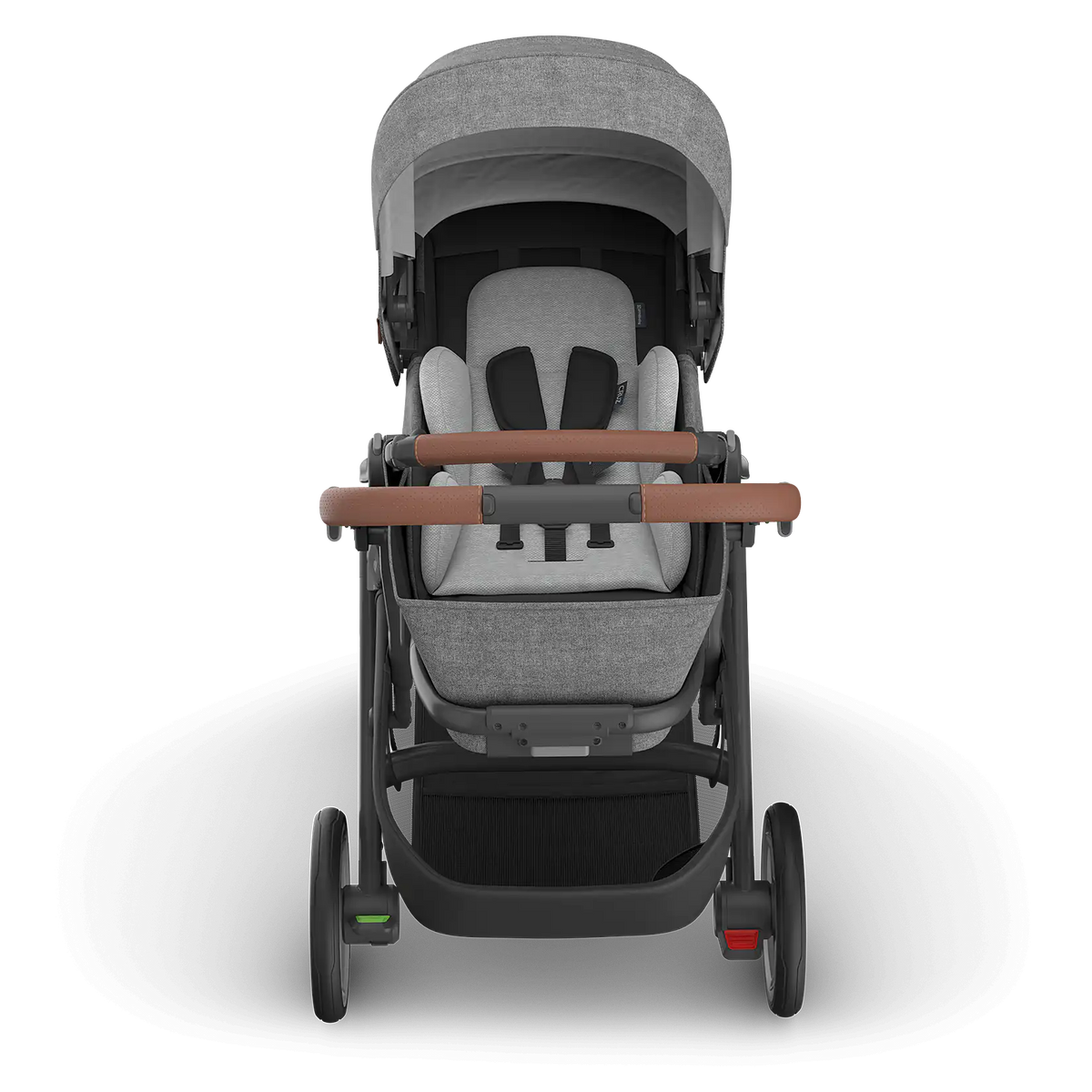 UPPAbaby Cruz V3 Stroller - Greyson (Charcoal Mélange | Carbon Frame | Saddle Leather) UPPAbaby