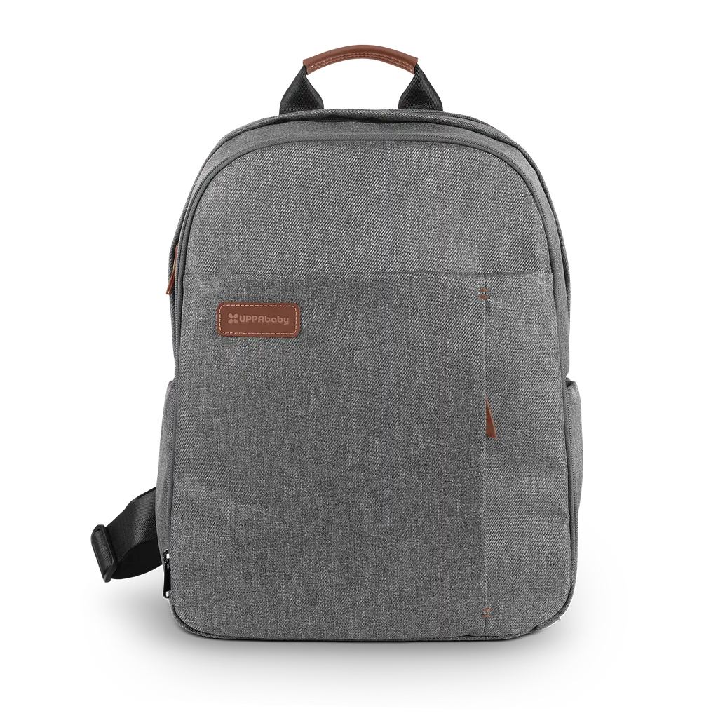 UPPAbaby Changing Backpack - Greyson (Charcoal Mélange/Saddle Leather) UPPAbaby