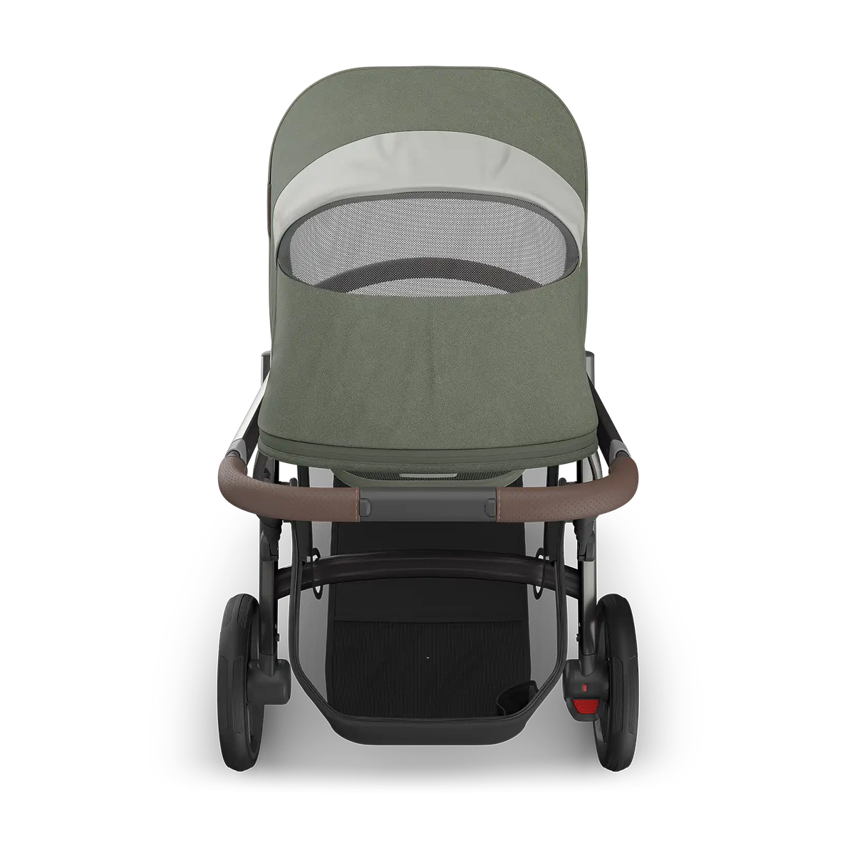 UPPAbaby Vista V3 Stroller - Evelyn (Meadow Green/Graphite Frame/Chestnut Leather) UPPAbaby